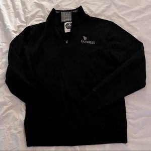 Black wool Guinness sweater